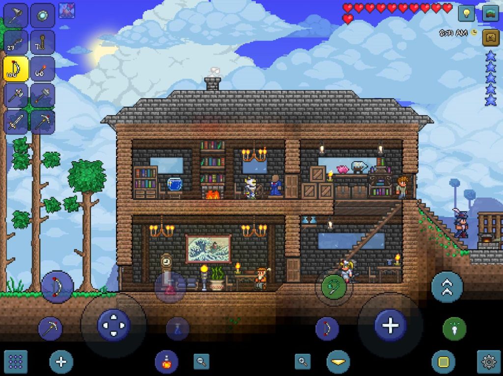 Terraria на телефоне через стим